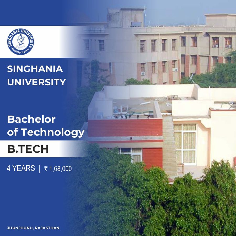 Bachelor of Technology [B.Tech] at Singhania University, Rajasthan - Other